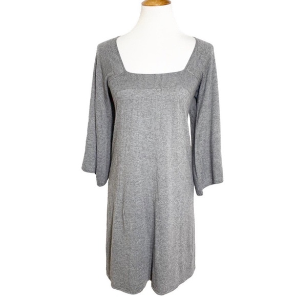 Joie Dresses & Skirts - Joie Cashmere Blend Gray Boho Sweater Dress